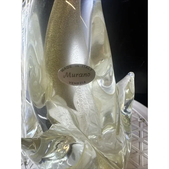 Formia Birds Murano gold Fleck White Optic Glass Cockatoos (FP) - Picture 3 of 16